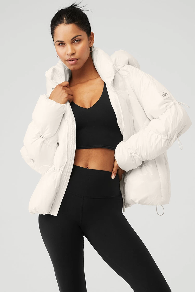 Aloyoga Stunner Puffer Jacket - Ivory