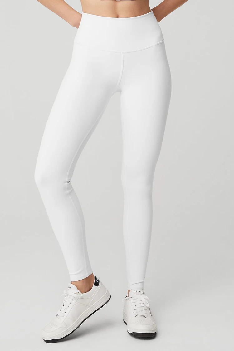 Aloyoga High-Waist Airbrush Legging - White