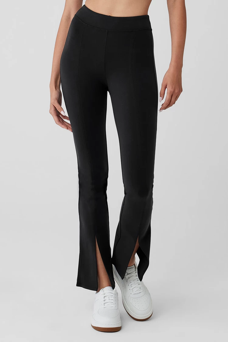 Aloyoga Airbrush 7/8 High Waist Flutter Legging - Black