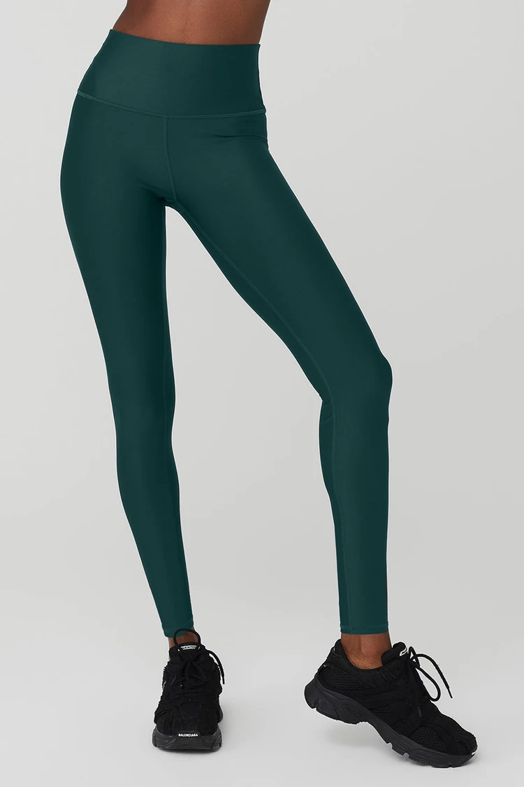 Aloyoga High-Waist Airlift Legging - Midnight Green