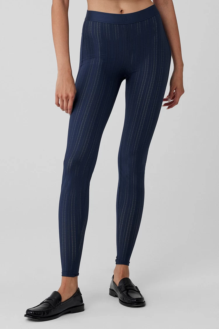 Aloyoga High-Waist Euphoria Legging - Navy