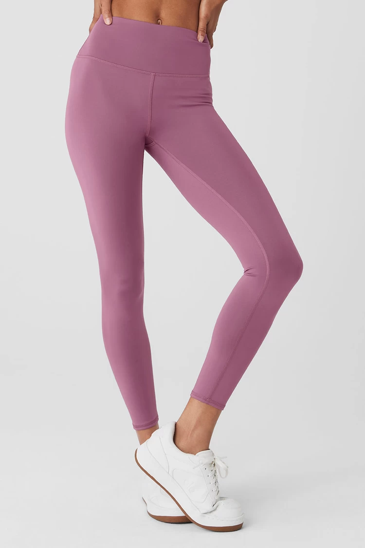 Aloyoga 7/8 High-Waist Airlift Legging - Soft Mulberry