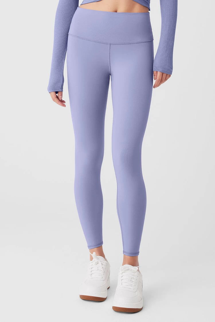 Aloyoga 7/8 High-Waist Airbrush Legging - Lilac Blue