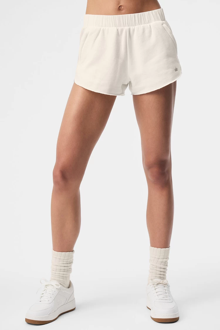 Aloyoga In The Air Dolphin Short - Ivory
