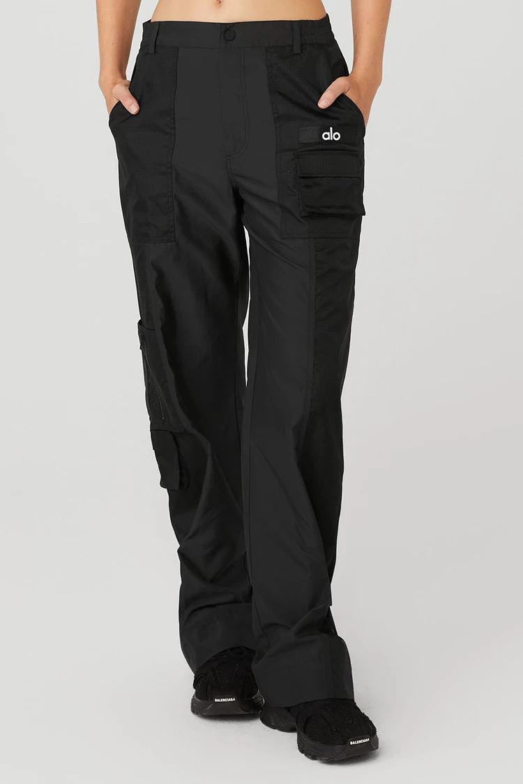 Aloyoga Blaze Trouser Pant - Black