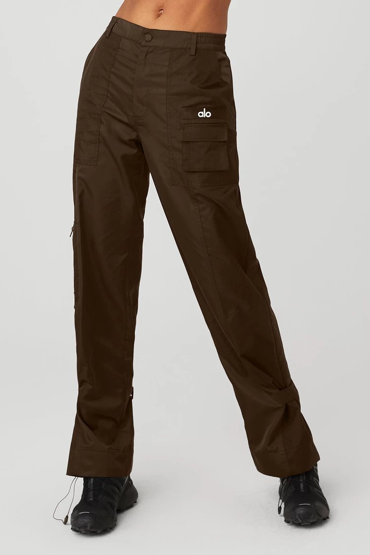 Aloyoga Blaze Trouser Pant - Espresso
