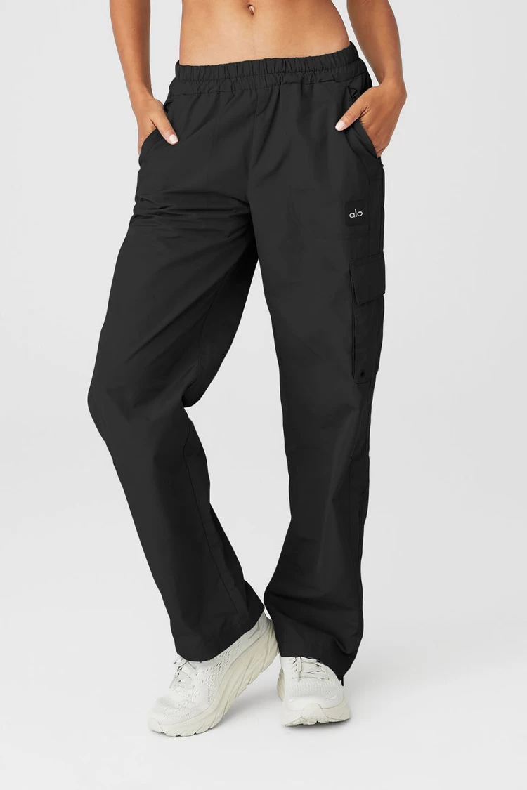 Aloyoga International Wide Leg City Pant - Black