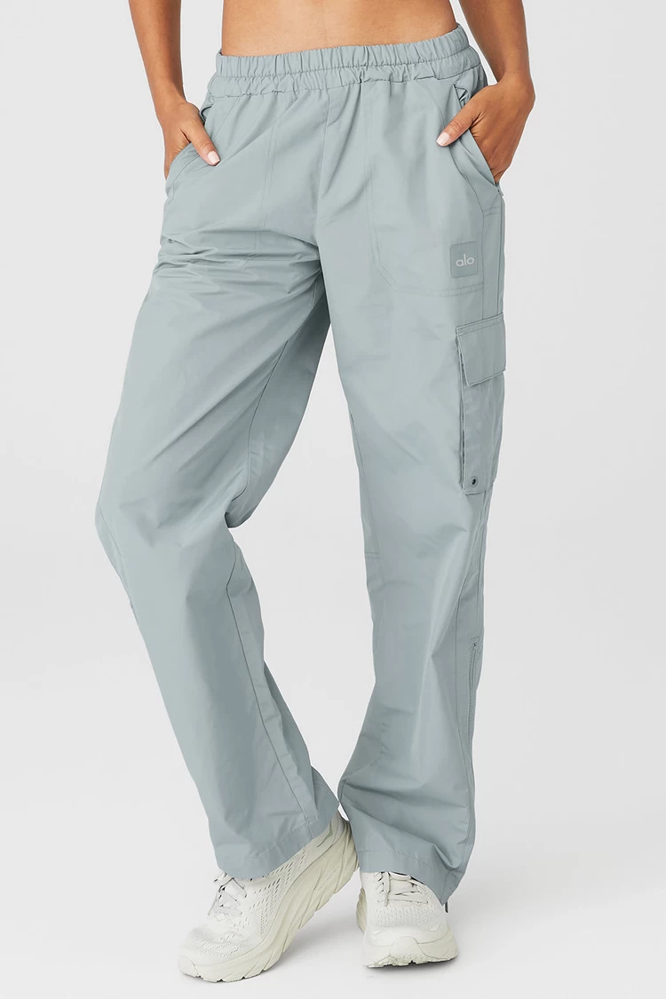 Aloyoga International Wide Leg City Pant - Cosmic Grey