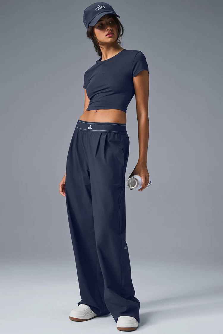Aloyoga Suit Up Trouser (Regular) - Navy