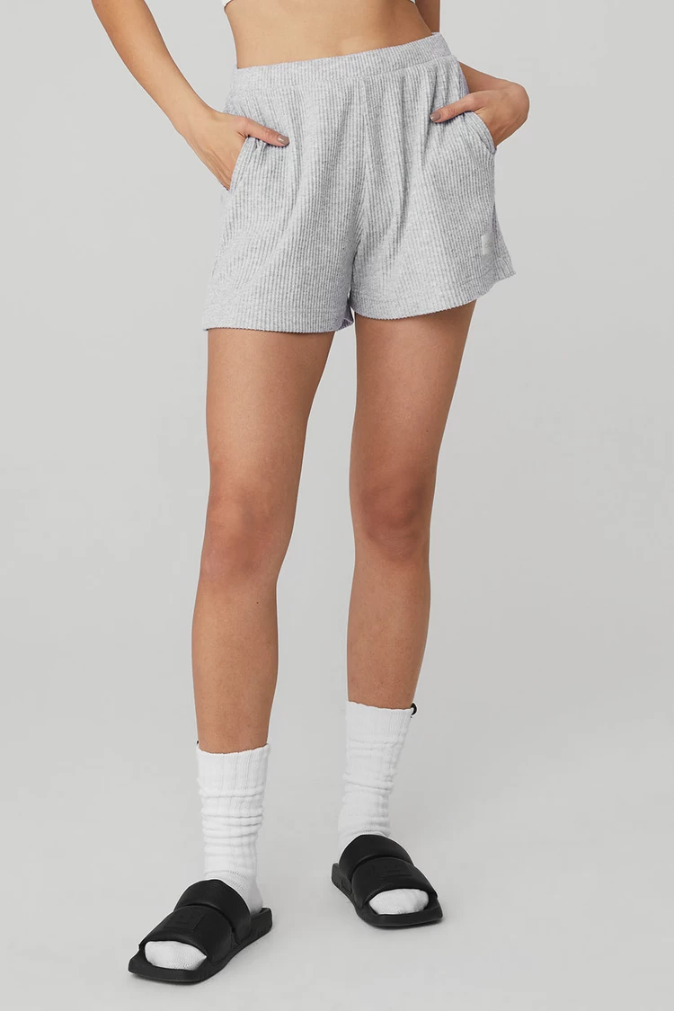 Aloyoga Muse Short - Athletic Heather Grey