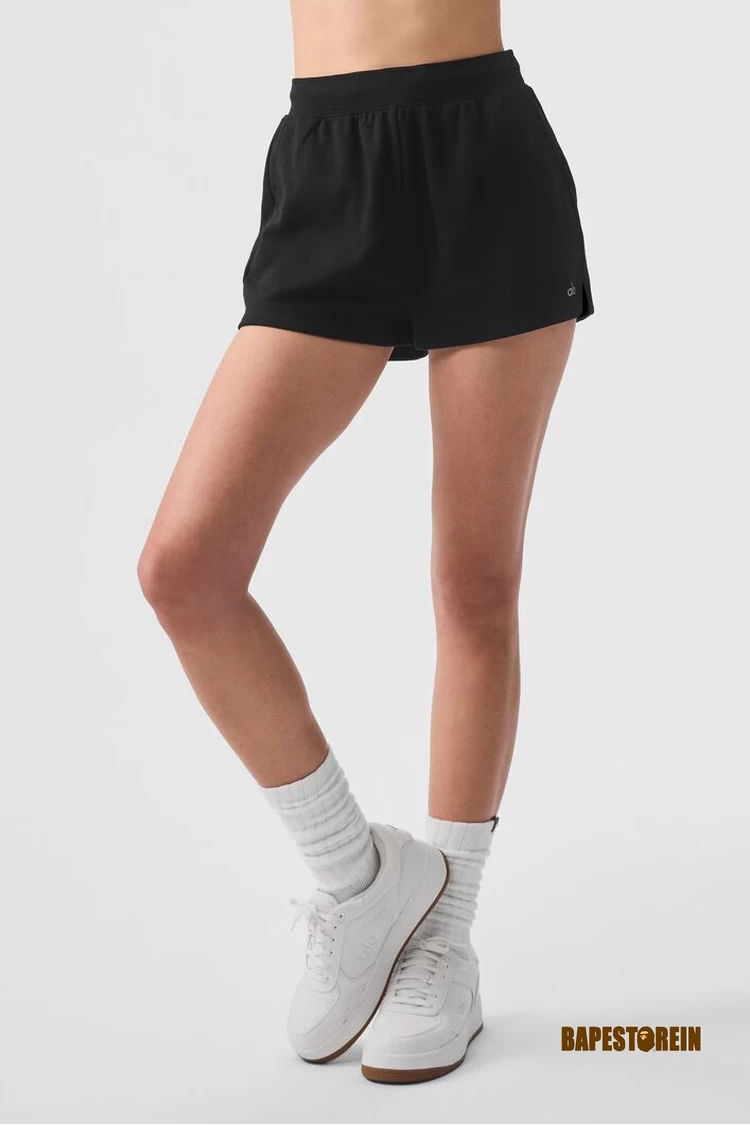 Aloyoga Low Key Sweat Short - Black