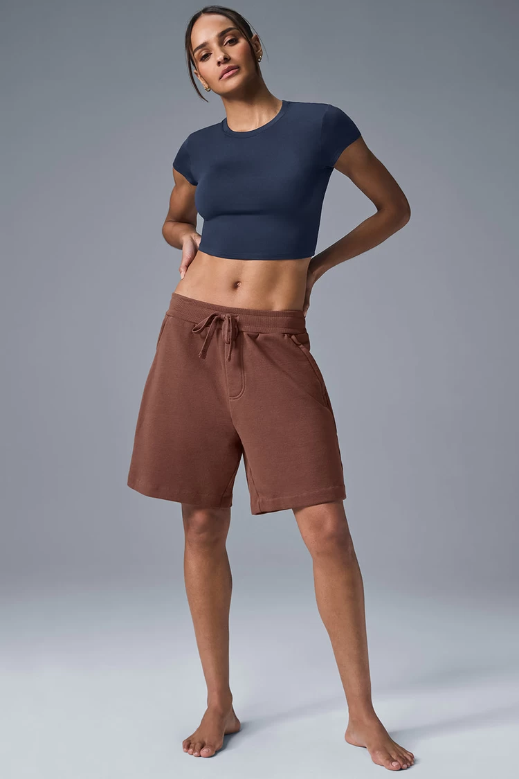 Aloyoga Chill Short - Chestnut