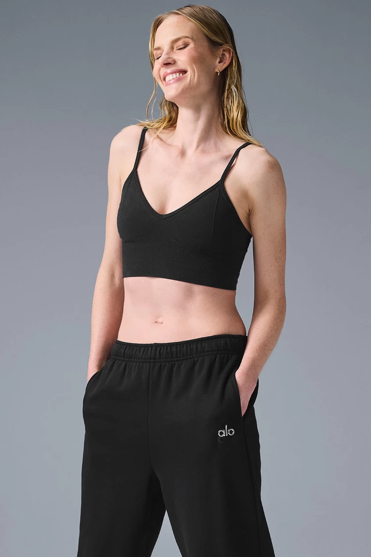 Aloyoga Delight Bralette - Black