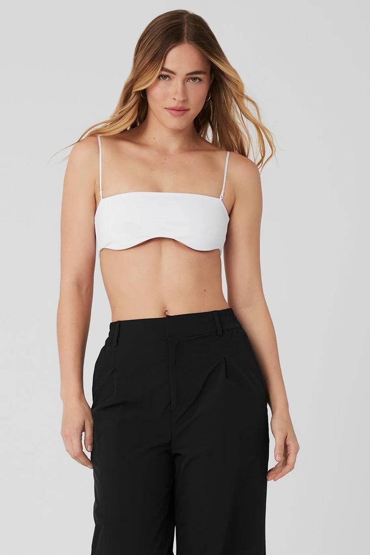 Aloyoga Airbrush Socialite Bandeau - White
