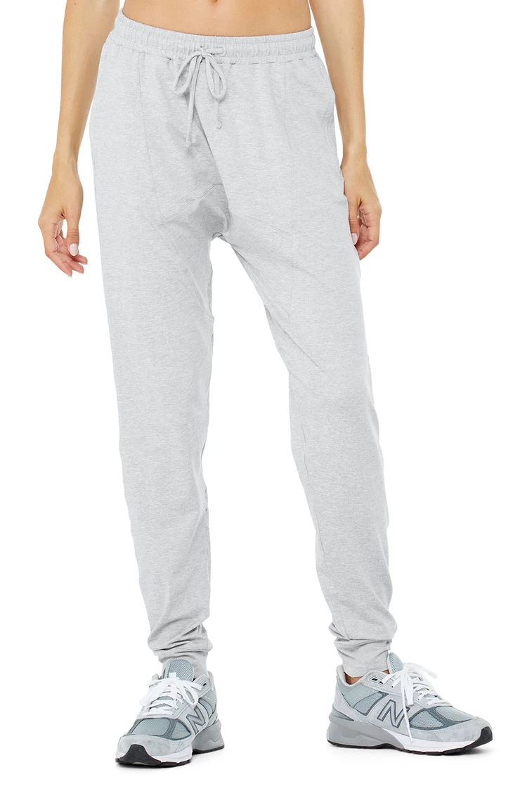 Aloyoga Conquer Revitalize Pant - Athletic Heather Grey