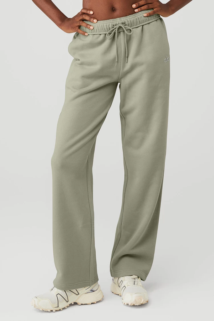 Aloyoga Accolade Straight Leg Sweatpant - Limestone