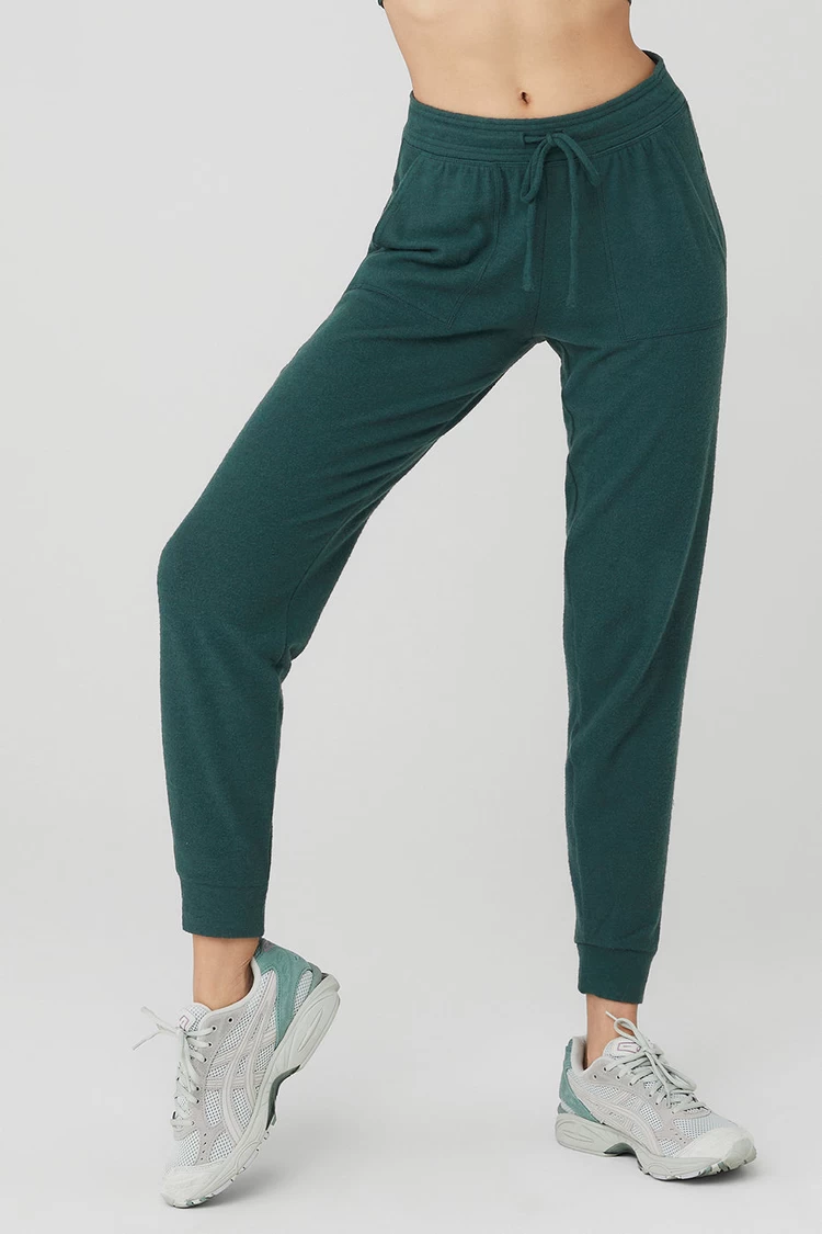 Aloyoga Soho Sweatpant - Midnight Green