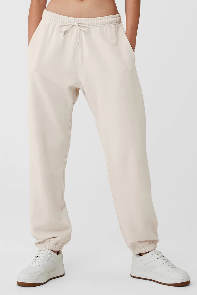 Aloyoga Chill Sweatpant - Bone