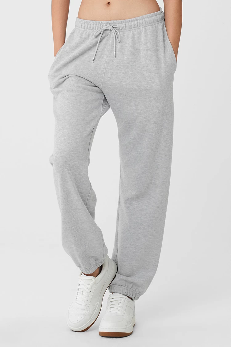Aloyoga Chill Sweatpant - Athletic Heather Grey
