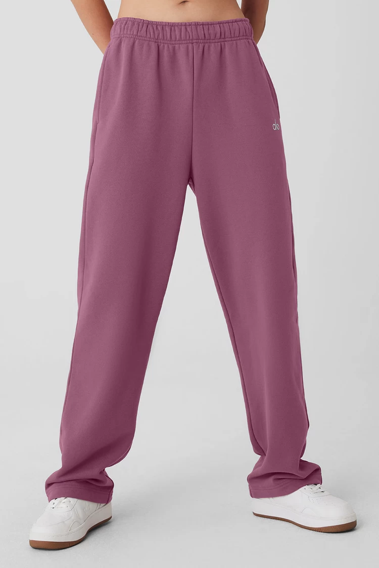 Aloyoga Accolade Straight Leg Sweatpant - Soft Mulberry