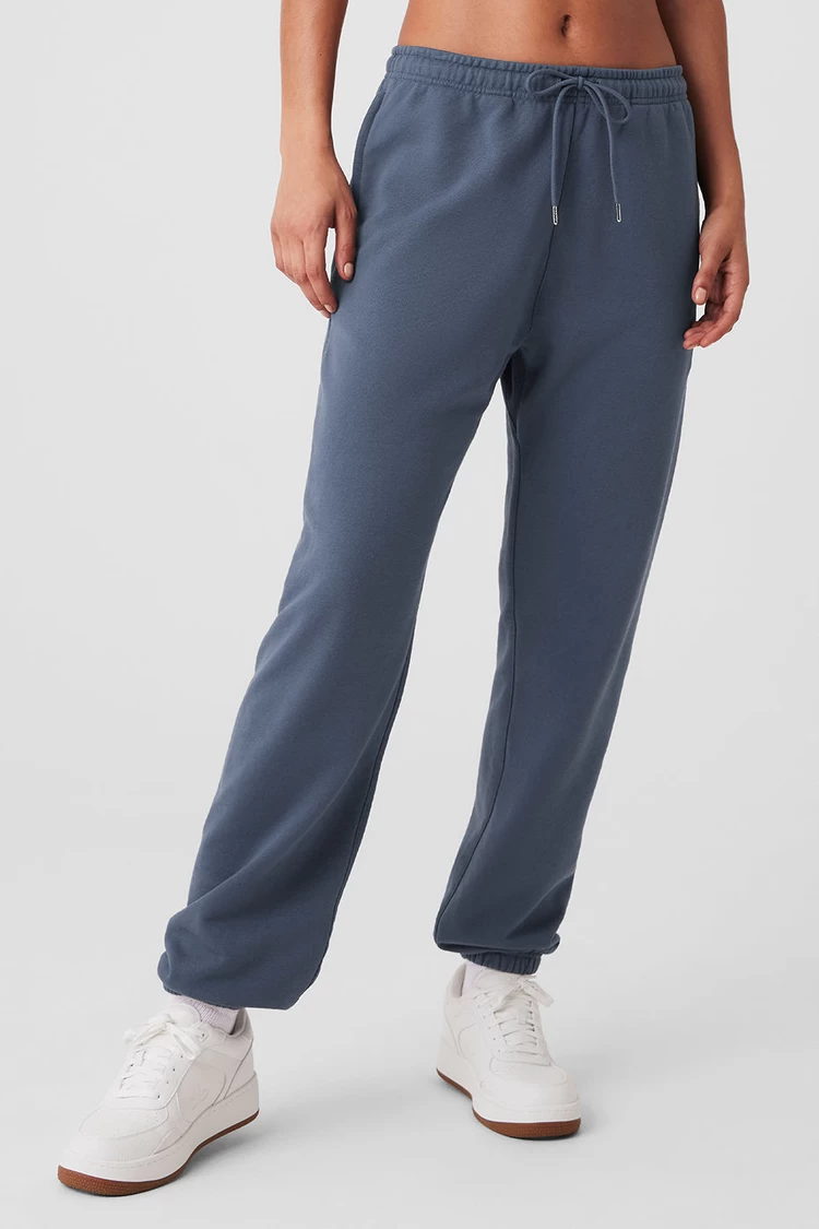 Aloyoga Chill Sweatpant - Bluestone