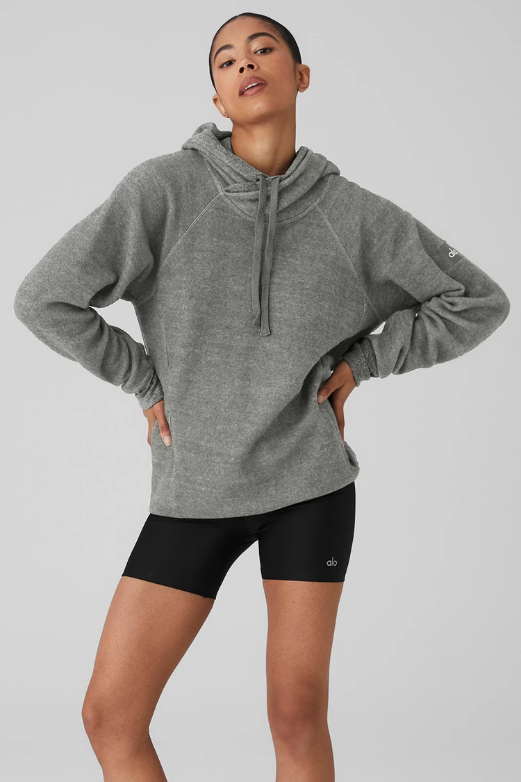 Aloyoga Triumph Hoodie - Grey Triblend