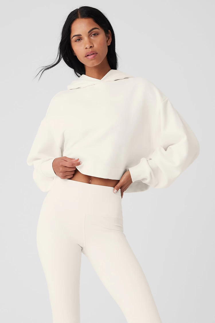 Aloyoga Bae Hoodie - Ivory