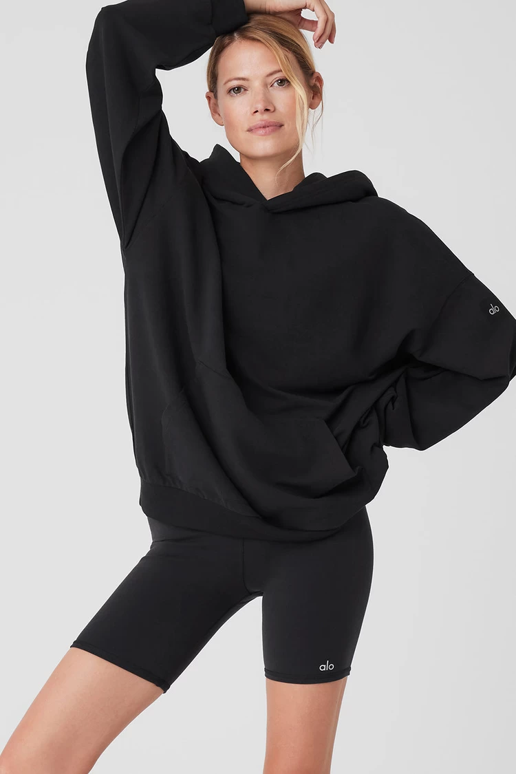Aloyoga Double Take Hoodie - Black