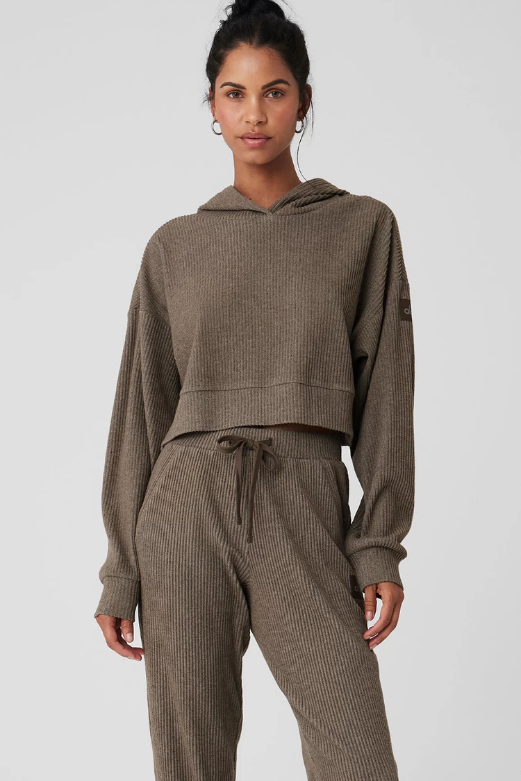 Aloyoga Muse Hoodie - Olive Tree Heather