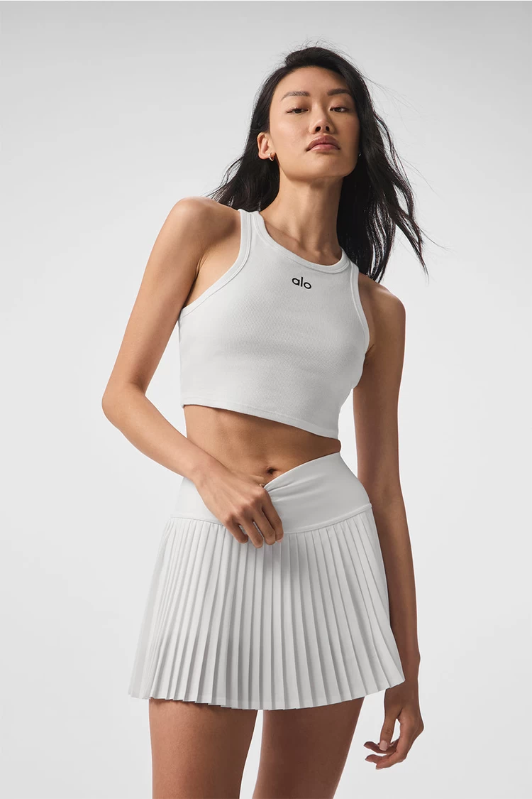 Aloyoga Aspire Tank - White/Black