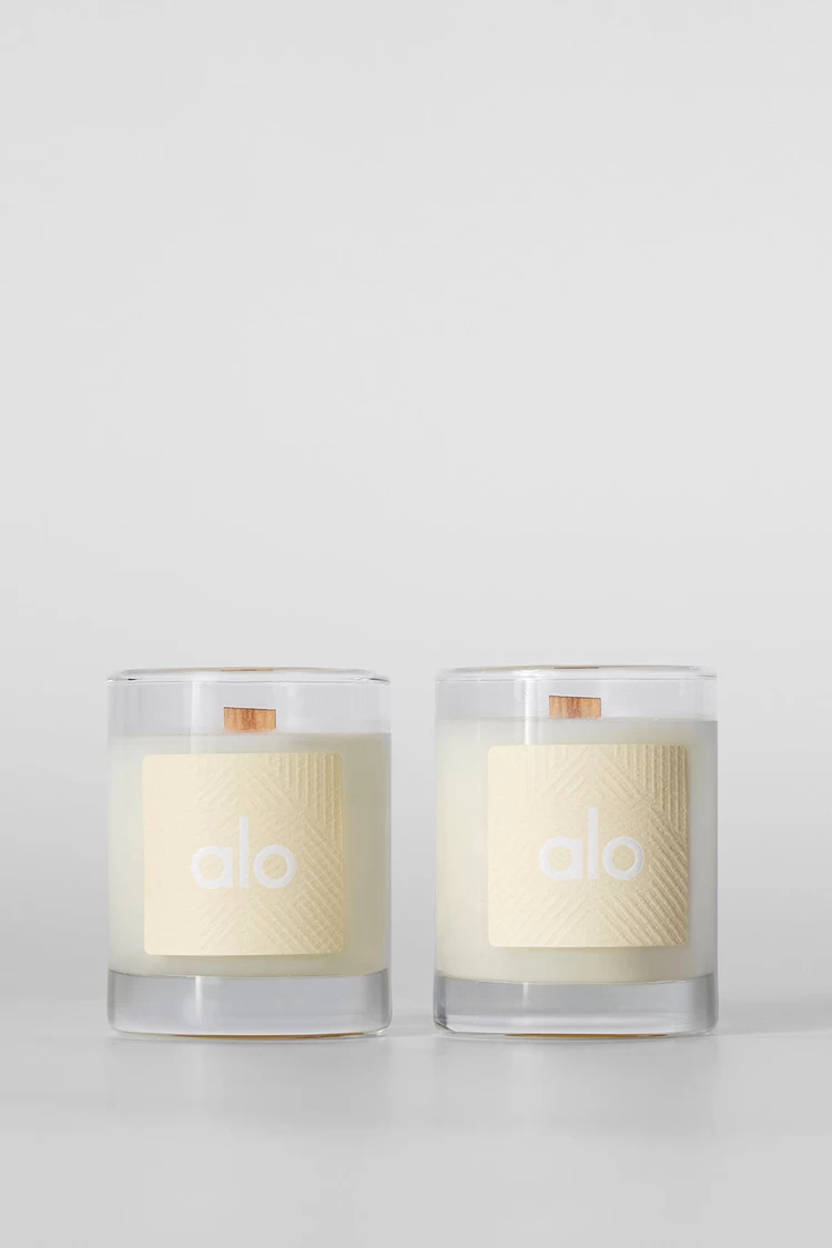 Aloyoga Signature & Love Votive Candle Set